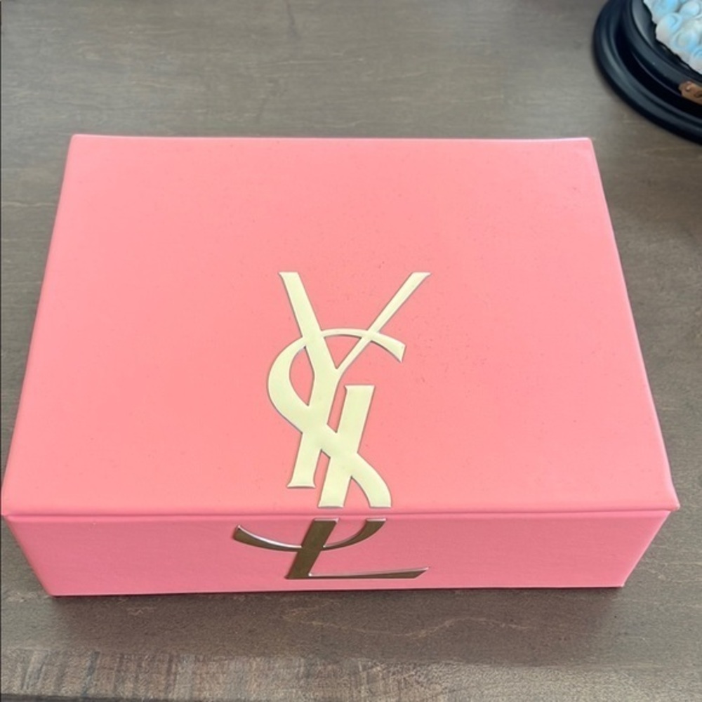 Yves Saint Laurent Liquid Blush Set with Gold Accents